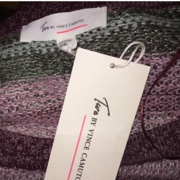 NWT Multi Color Knit Poncho Sweater Pullover - Picture 4 of 4